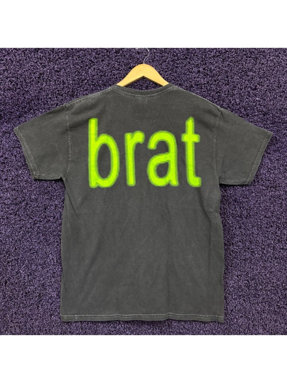 CharliXCX Brat Neon Logo Tshirt size Medium